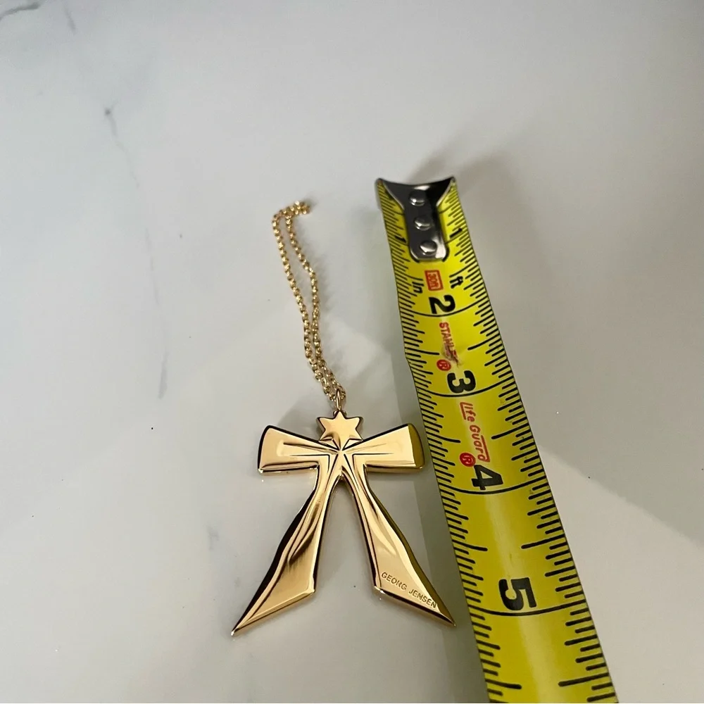 Gold Ribbon Palladium Ornament by Georg Jensen